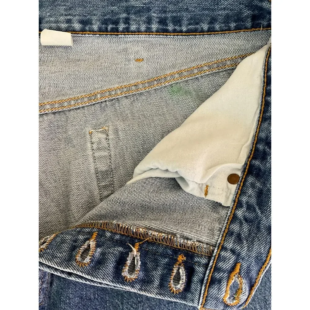 Vintage 2005 Levi's 501 Jeans Mens 38x32 Medium Stonewash Button Fly Y2K